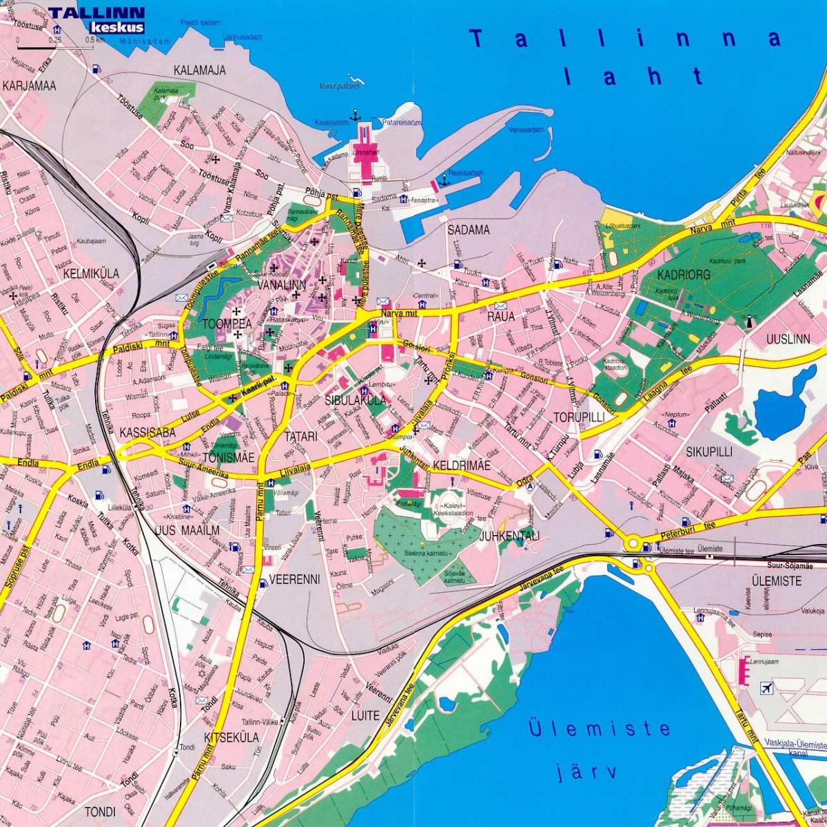 térkép tallinn, Észtország 