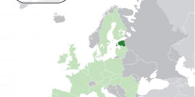 Észtország az európa térképe